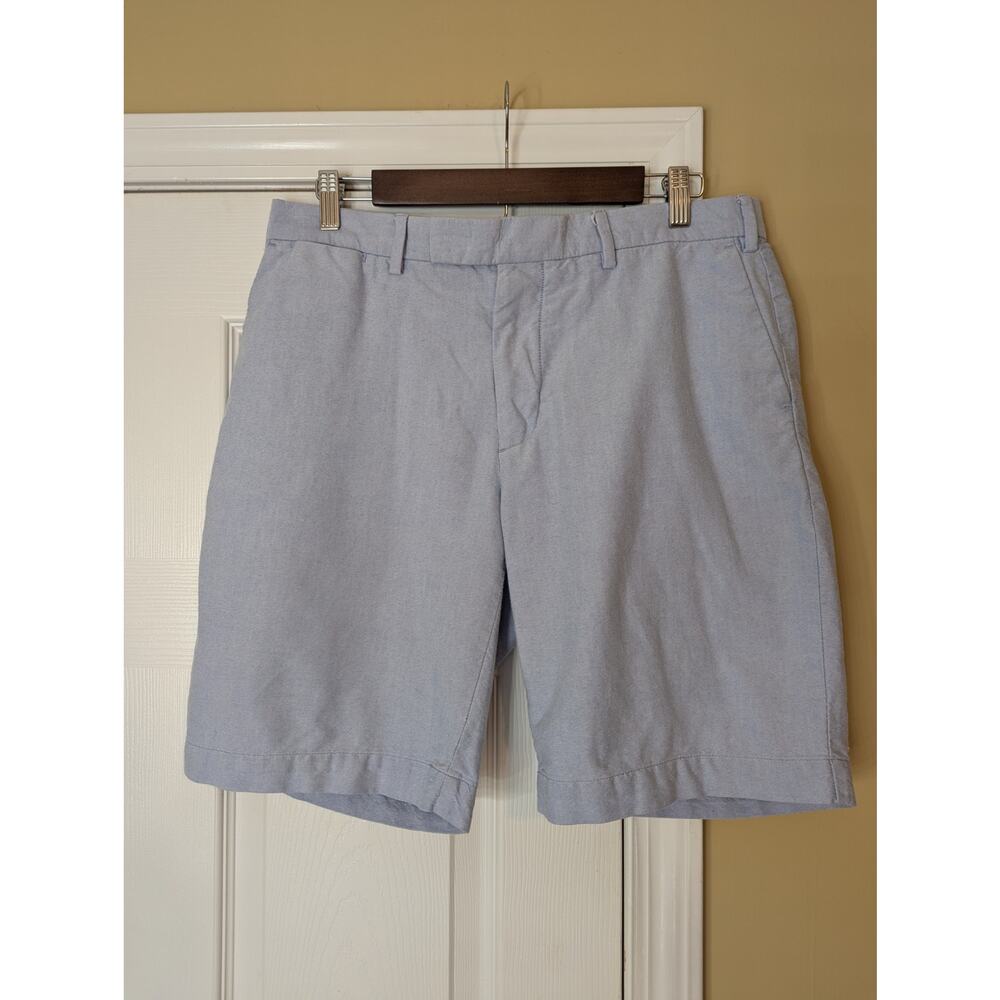 Polo Ralph Lauren Cotton Chino Shorts Size 34 Blue Preppy Minimalist Coastal